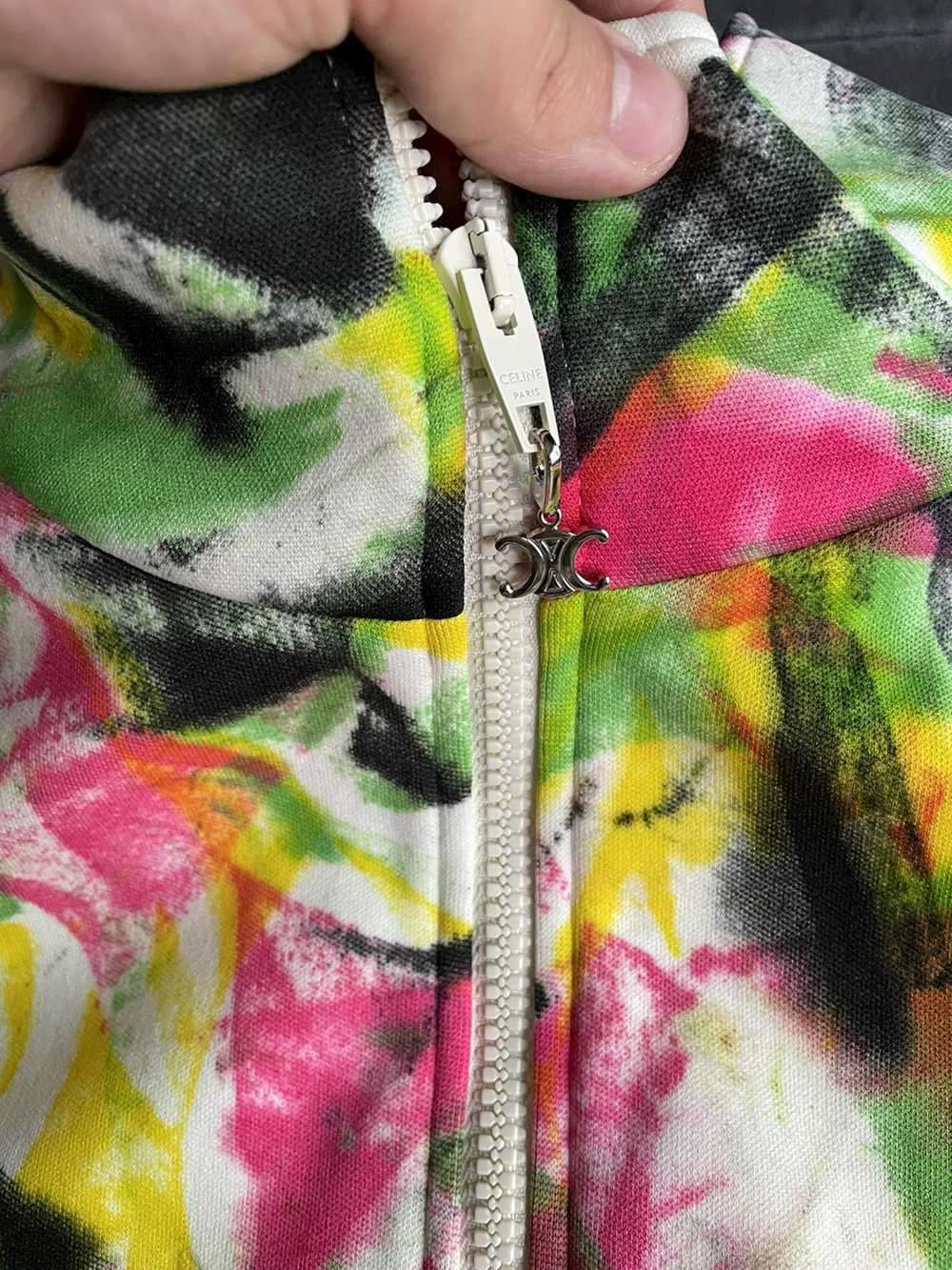 Celine Celine Multicolor Tie Dye Zip Jacket - image 3