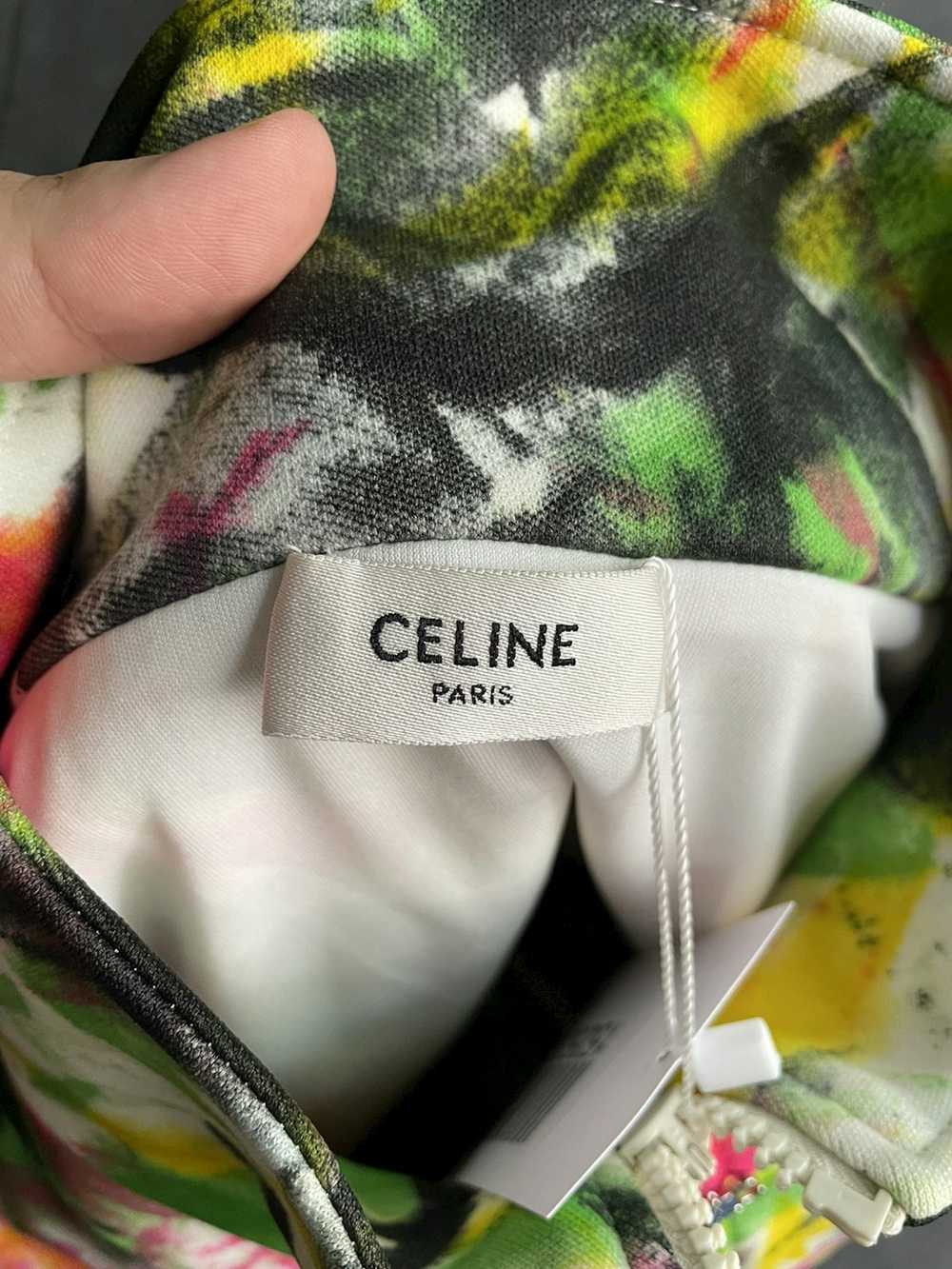 Celine Celine Multicolor Tie Dye Zip Jacket - image 7