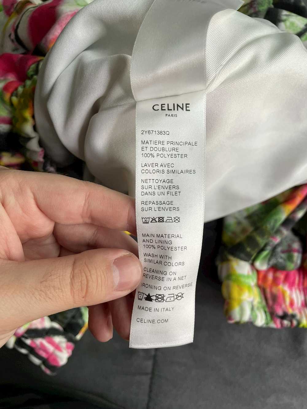 Celine Celine Multicolor Tie Dye Zip Jacket - image 9