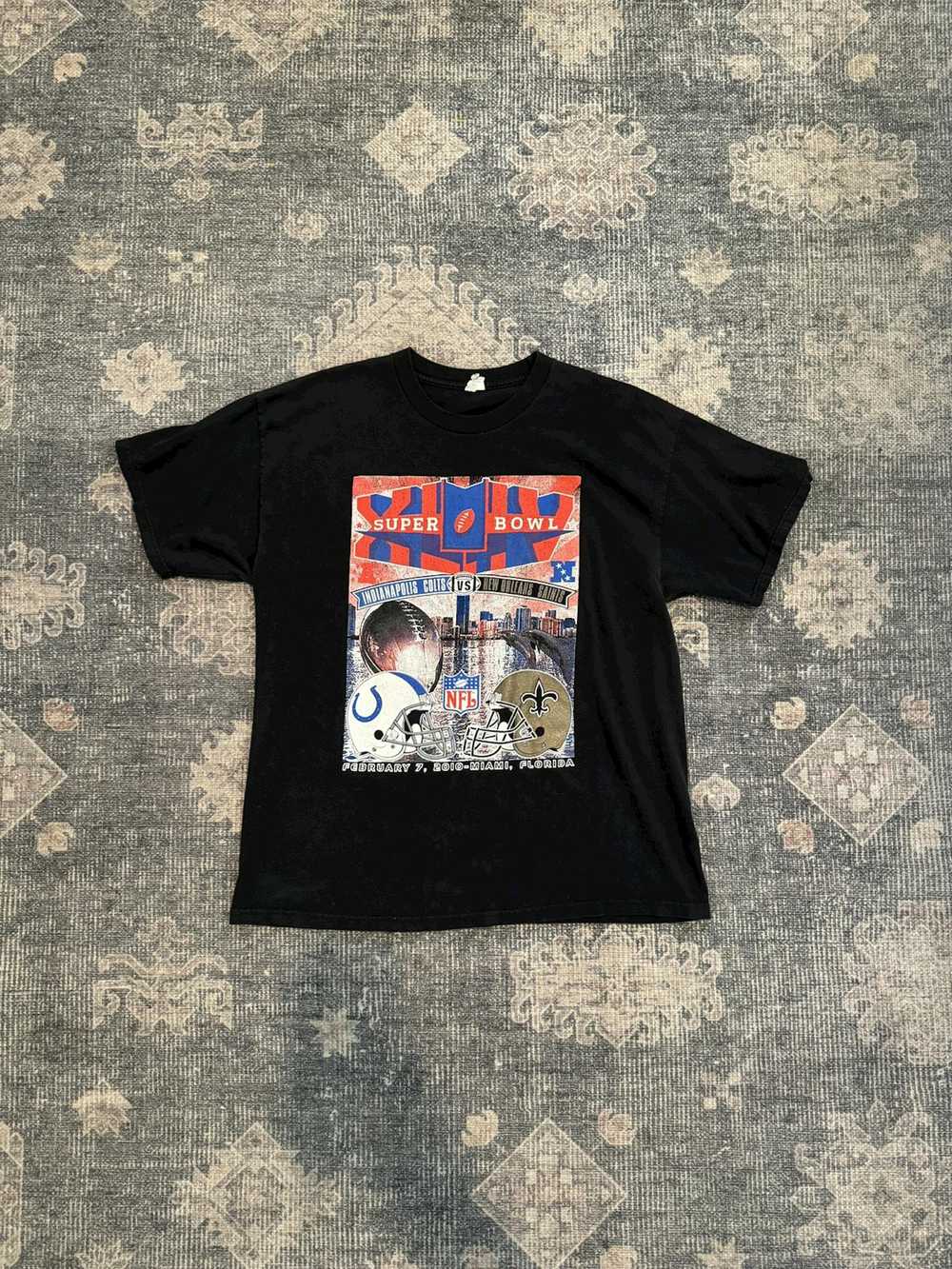 NFL × Vintage Vintage Super Bowl XLIV Tshirt - image 1