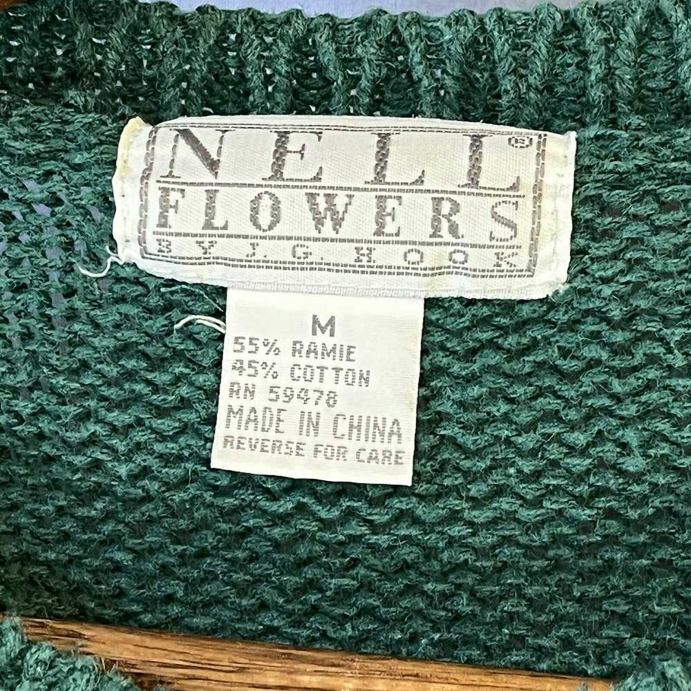 Vintage Vintage NELL Flowers Knit Sweater Multico… - image 5
