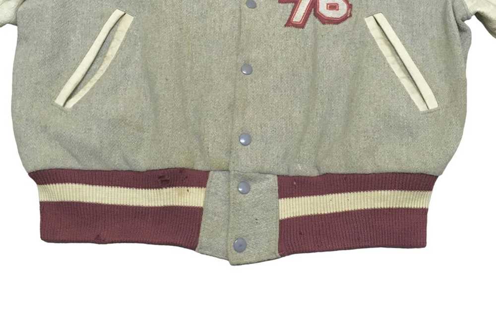 Made In Usa × Varsity Jacket × Vintage Very Rare … - image 4