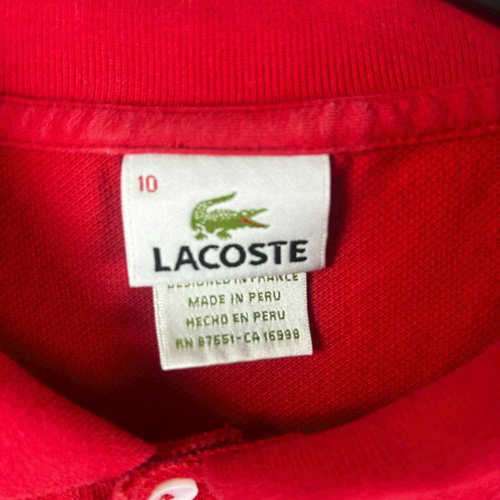 Lacoste Lacoste polo shirt men’s size 10 causal - image 3