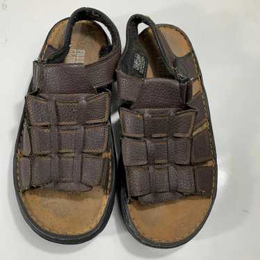 Vintage Dr Martens Fisherman Sandals 90s Brown Leather US Size