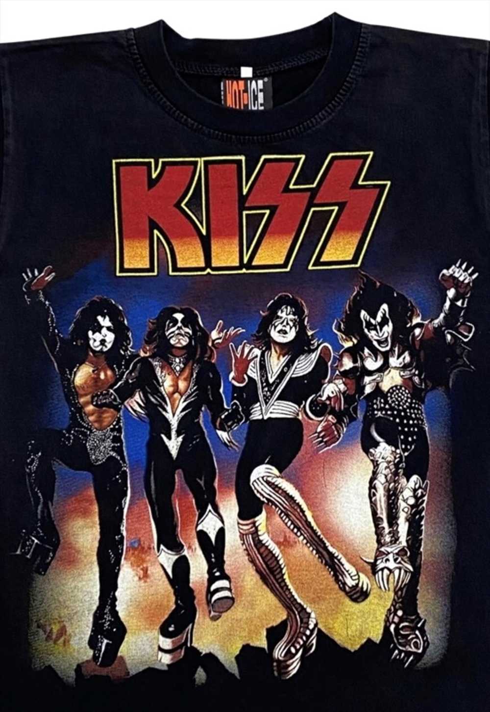 KISS Destroyer Vintage Black T-Shirt XS (HOT ICE … - image 3