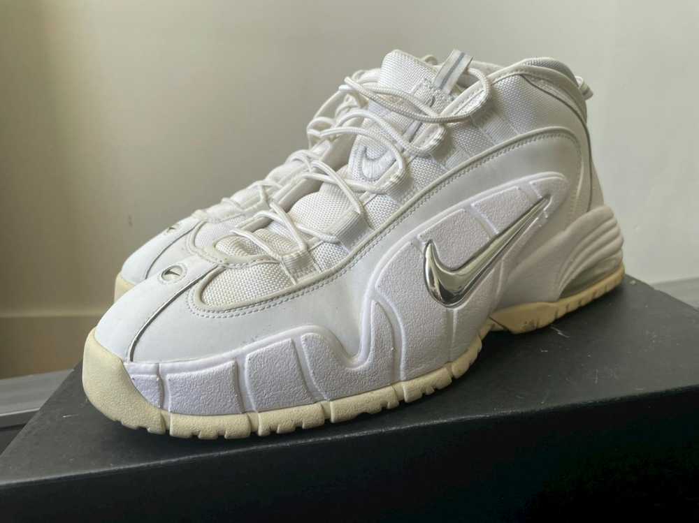 Nike Nike Air Penny White/Metallic Silver - image 2