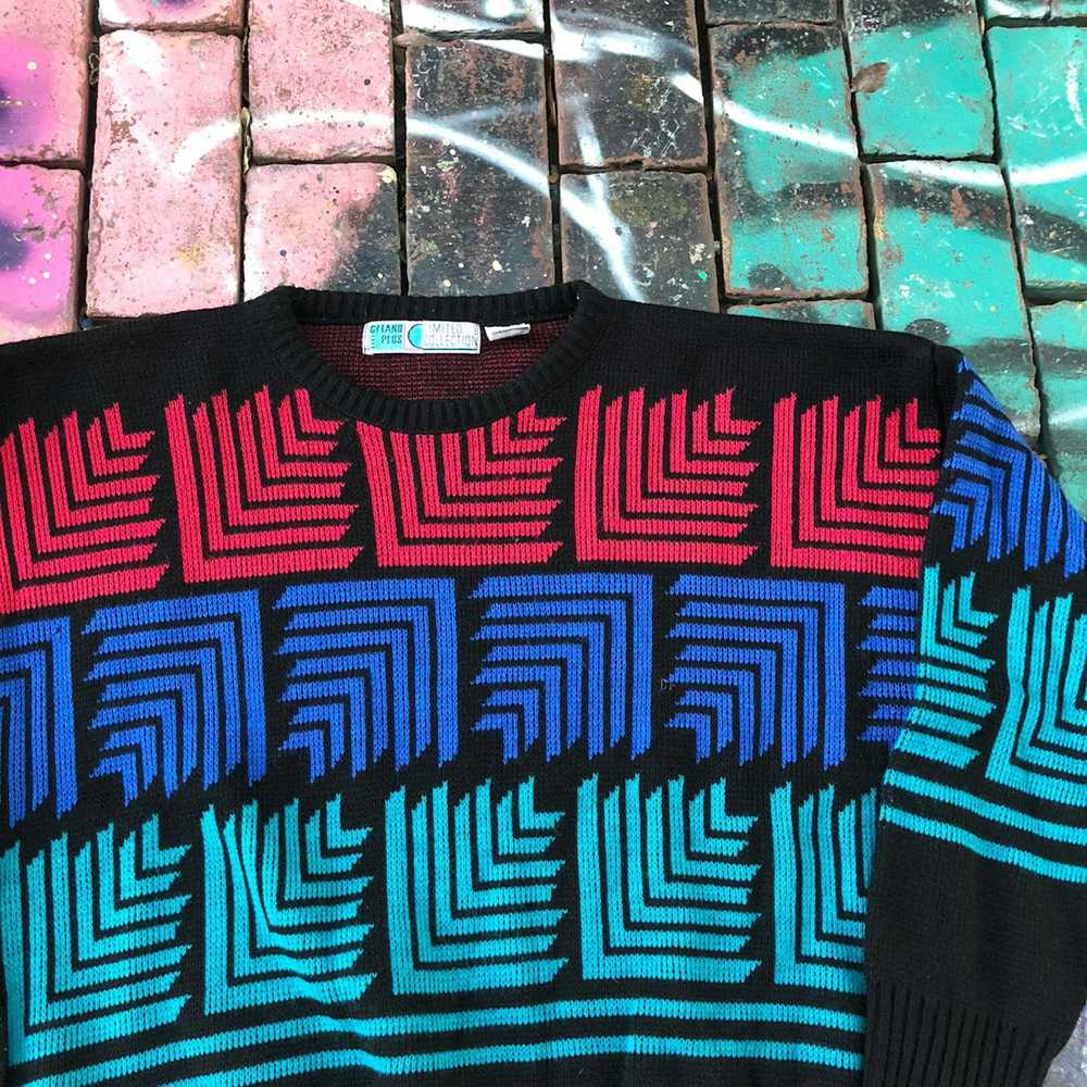 Italian Designers × Vintage 80s Italian Sweater M… - image 1