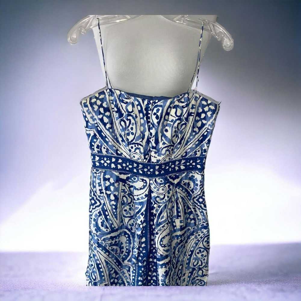 Donna Morgan Donna Morgan blue white midi sundres… - image 7