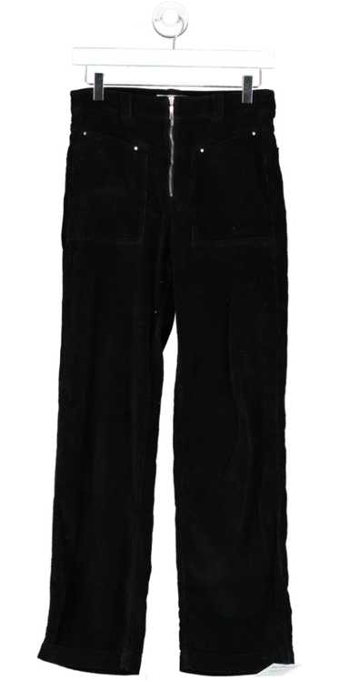 Ba&sh Black Fare Cotton-corduroy Straight-leg Pant