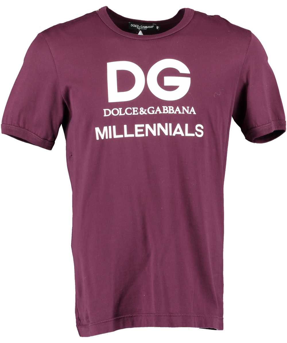 Dolce & Gabbana Red Millennials T Shirt UK M - image 1