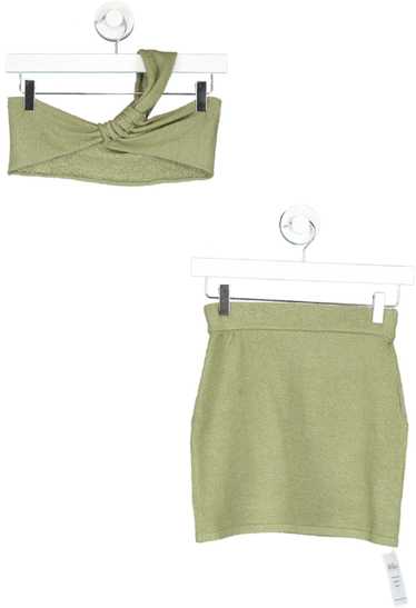 Ziz The Label Green Isla Top & Rula Skirt UK XS