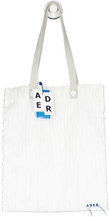 Ader White Error Crumple Tote Bag One Size - image 1