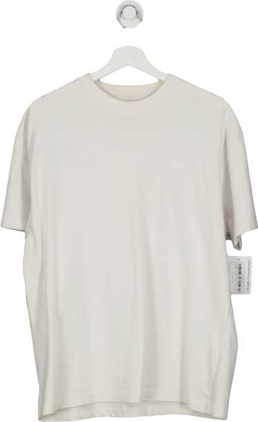 Legend London Cream Basics Oversized T Shirt UK M