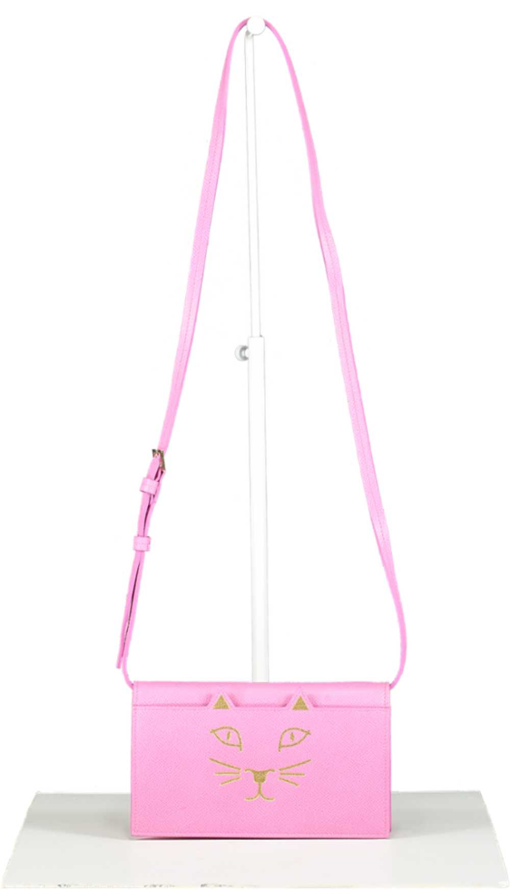 Charlotte Olympia 'kitty' Crossbody Purse In Pink… - image 1