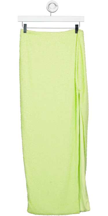 Oh Polly Green Bordeaux Embellished Maxi Skirt In 