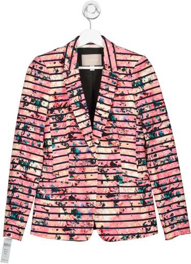 Banana Republic Pink Bella Floral Blazer Uk 8-10 U