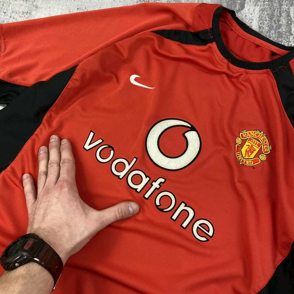 Manchester United × Nike × Soccer Jersey 2002/04 … - image 5
