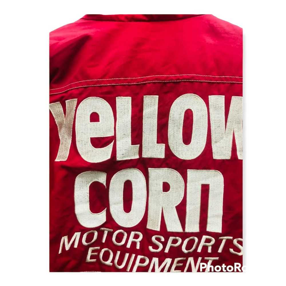 Racing × Yellow Corn Vintage Yellow Corn Bomber J… - image 5