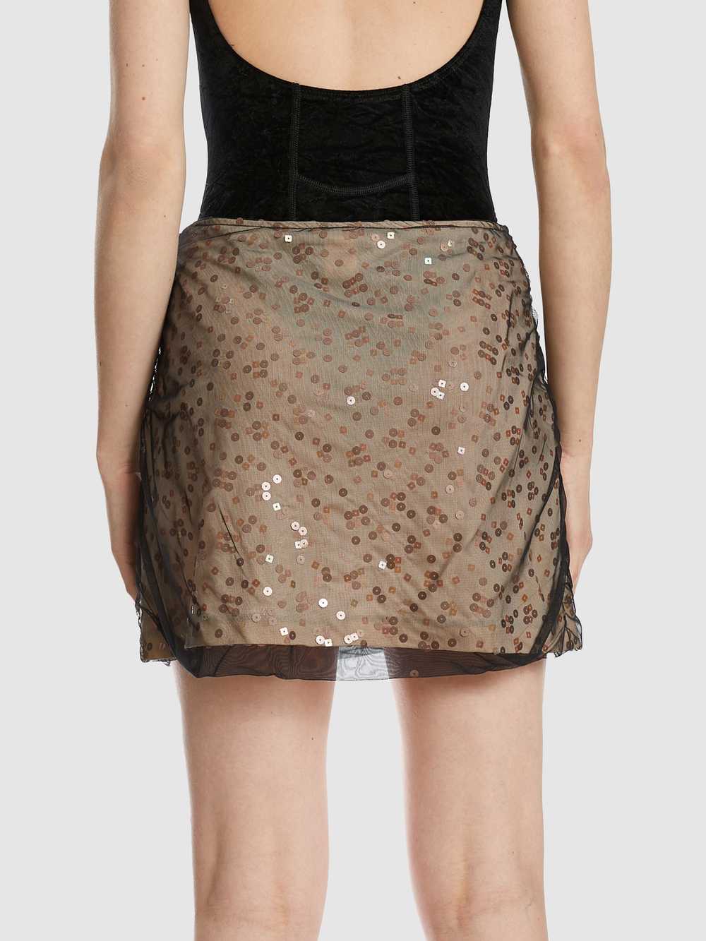 AA Milano Sequinned Mini Skirt - image 3