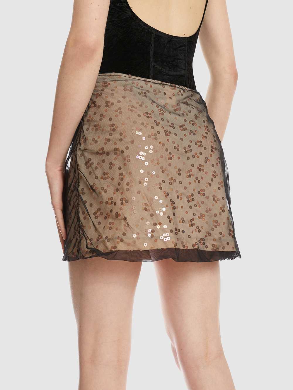 AA Milano Sequinned Mini Skirt - image 4