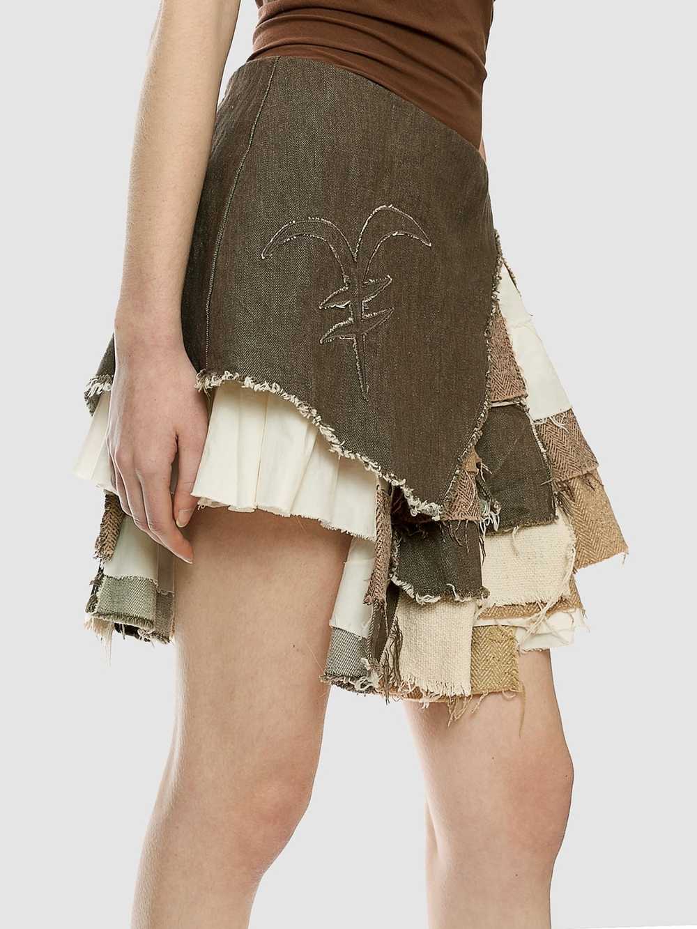 Michiko Koshino Patchwork Skirt - image 2