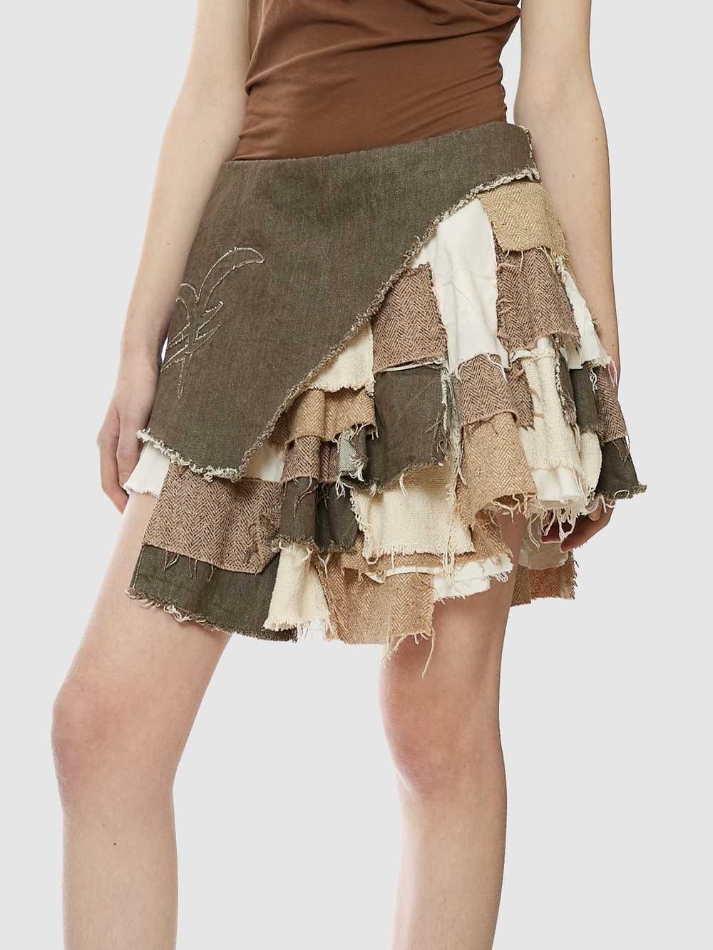 Michiko Koshino Patchwork Skirt - image 3