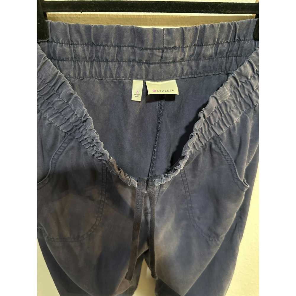 Athleta Athleta Benicia Capri Blue Crop Pants siz… - image 8