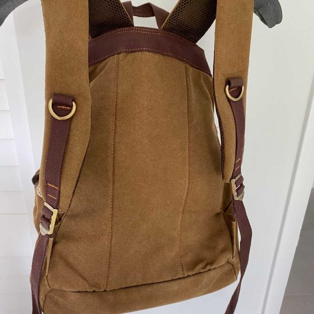 Vintage canvas Backpack - image 7