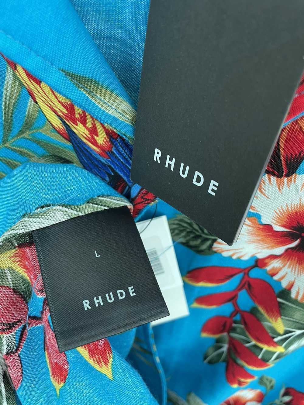 Rhude Floral rhude long sleeves shirt . Very rare - image 5