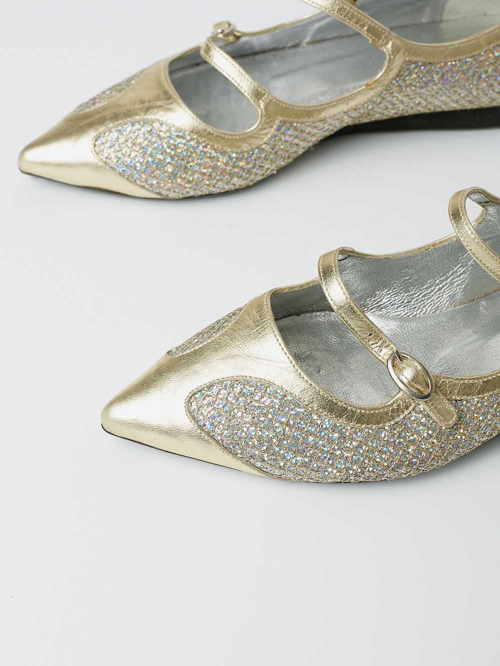 Extè Iridescent Glittery Flats - image 5