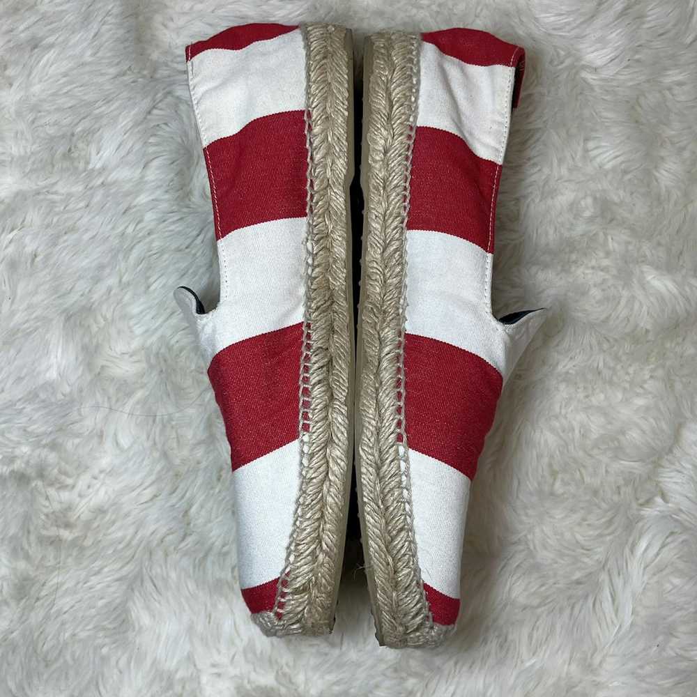 Stubbs & Wootton Red and White Striped Espadrilles - image 6