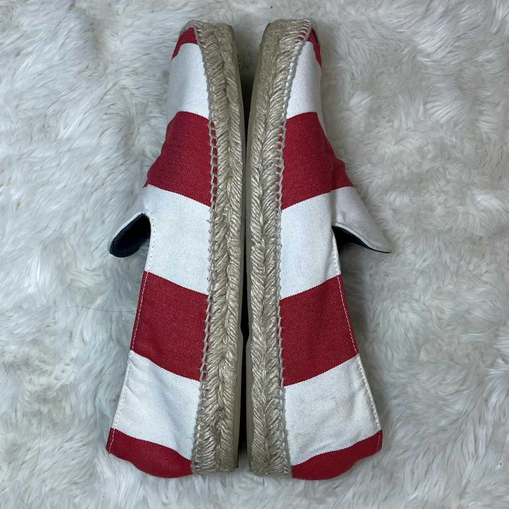 Stubbs & Wootton Red and White Striped Espadrilles - image 7