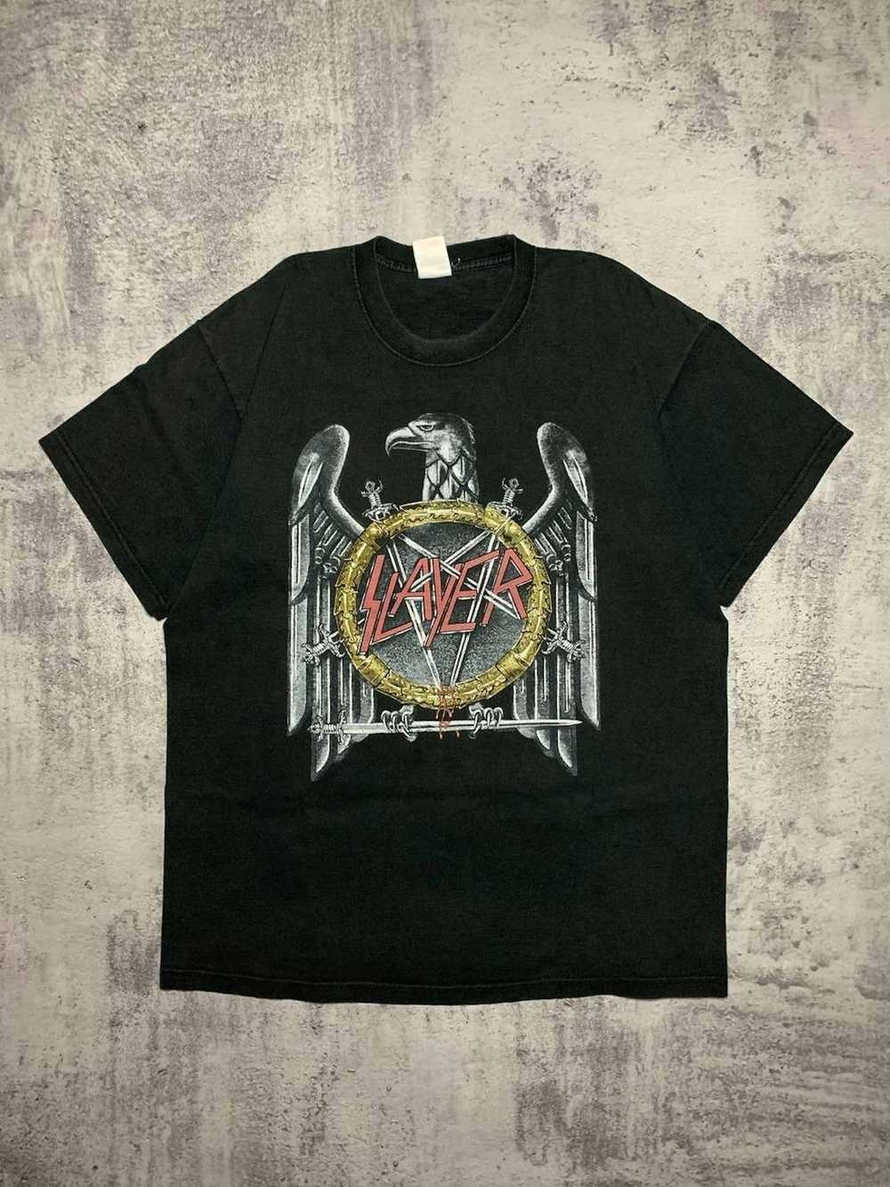 Band Tees × Slayer × Vintage 2003 Slayer shirt li… - image 1