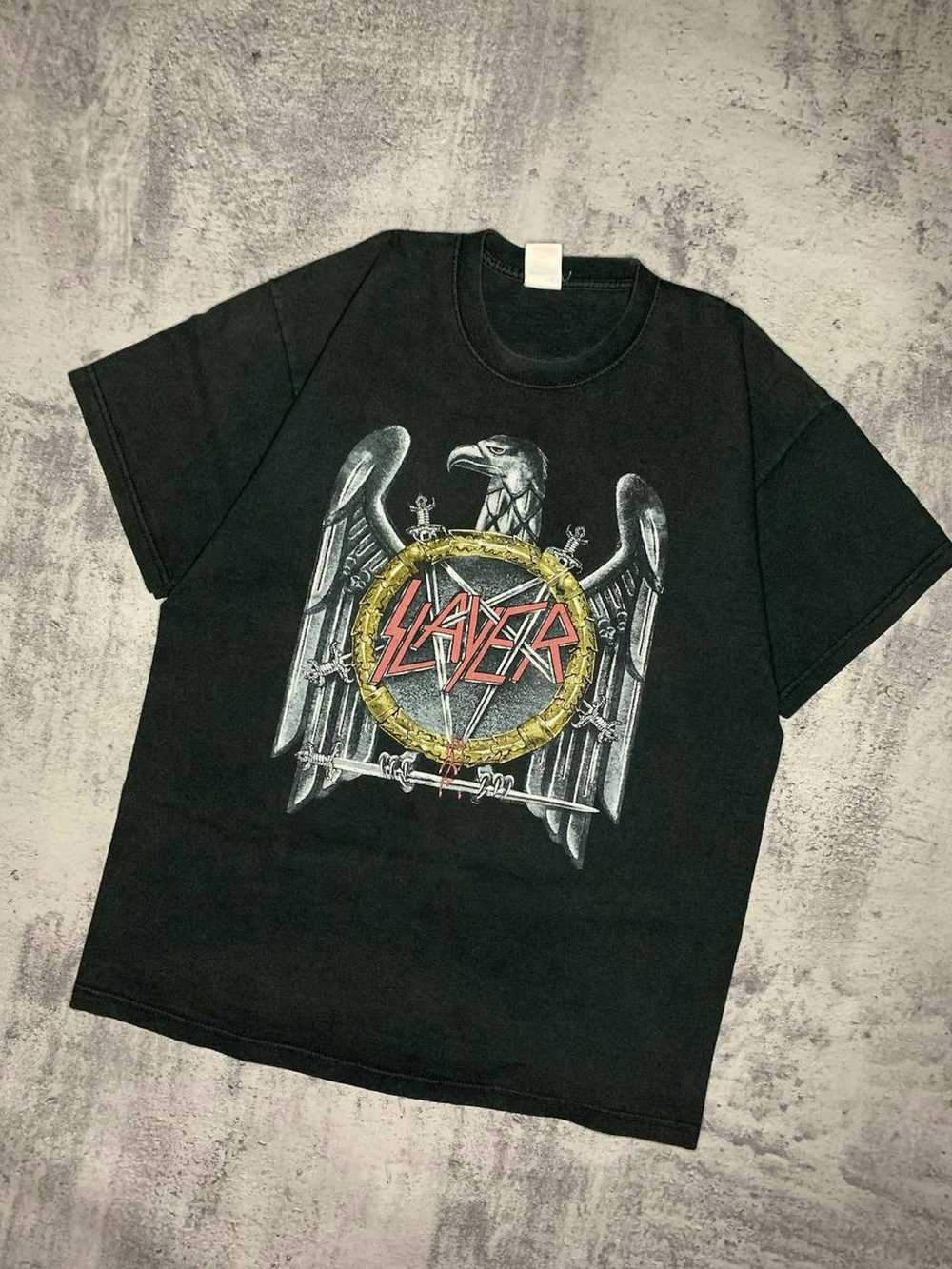 Band Tees × Slayer × Vintage 2003 Slayer shirt li… - image 3