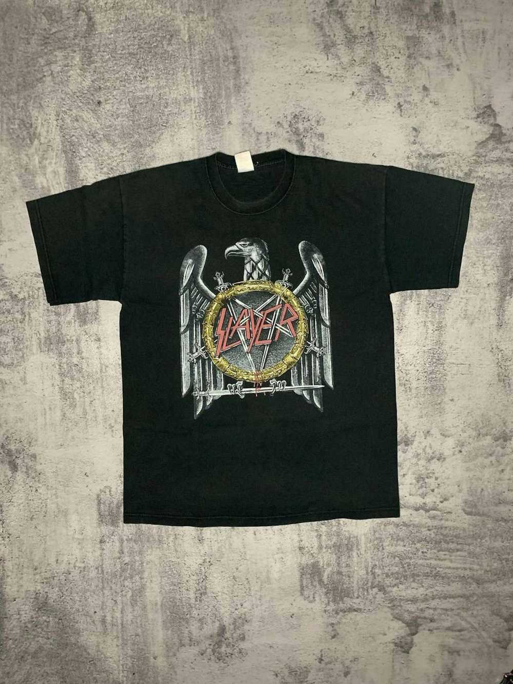 Band Tees × Slayer × Vintage 2003 Slayer shirt li… - image 4