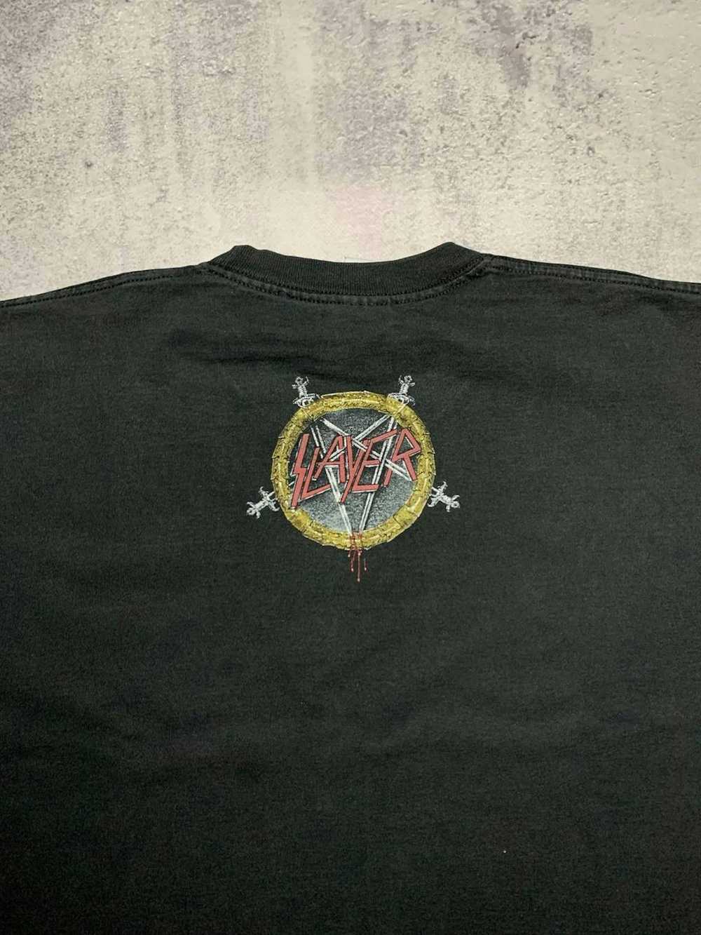 Band Tees × Slayer × Vintage 2003 Slayer shirt li… - image 9