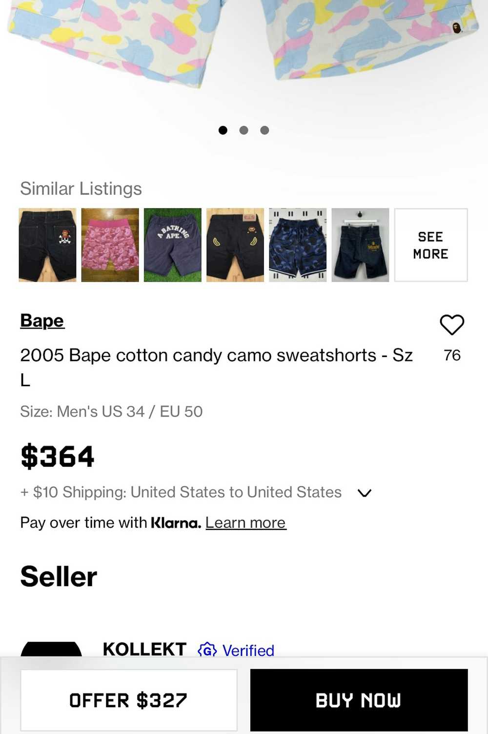 Bape × Nigo Bape Cotton Candy Shorts - image 12