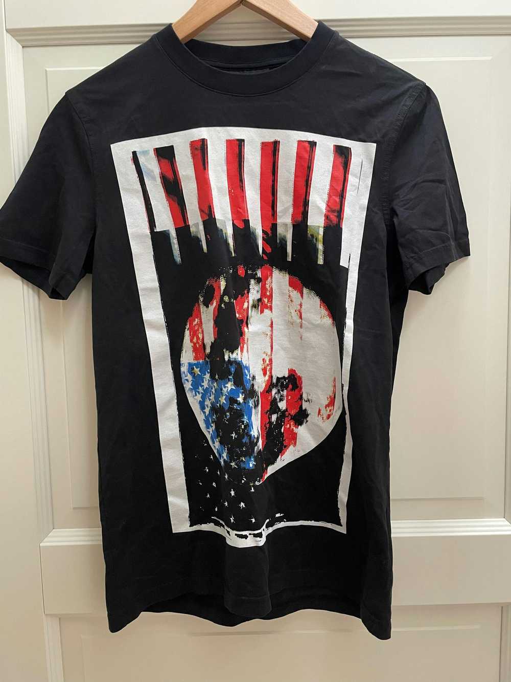 Givenchy American Flag Print T-Shirt - image 1