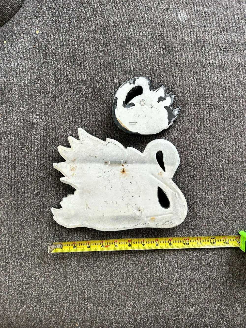 Designer Pottery wall Art- Swans one large one sm… - image 3