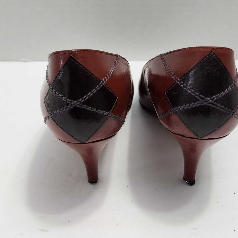 Vintage Perry Ellis Portfolio Brown heels - image 4
