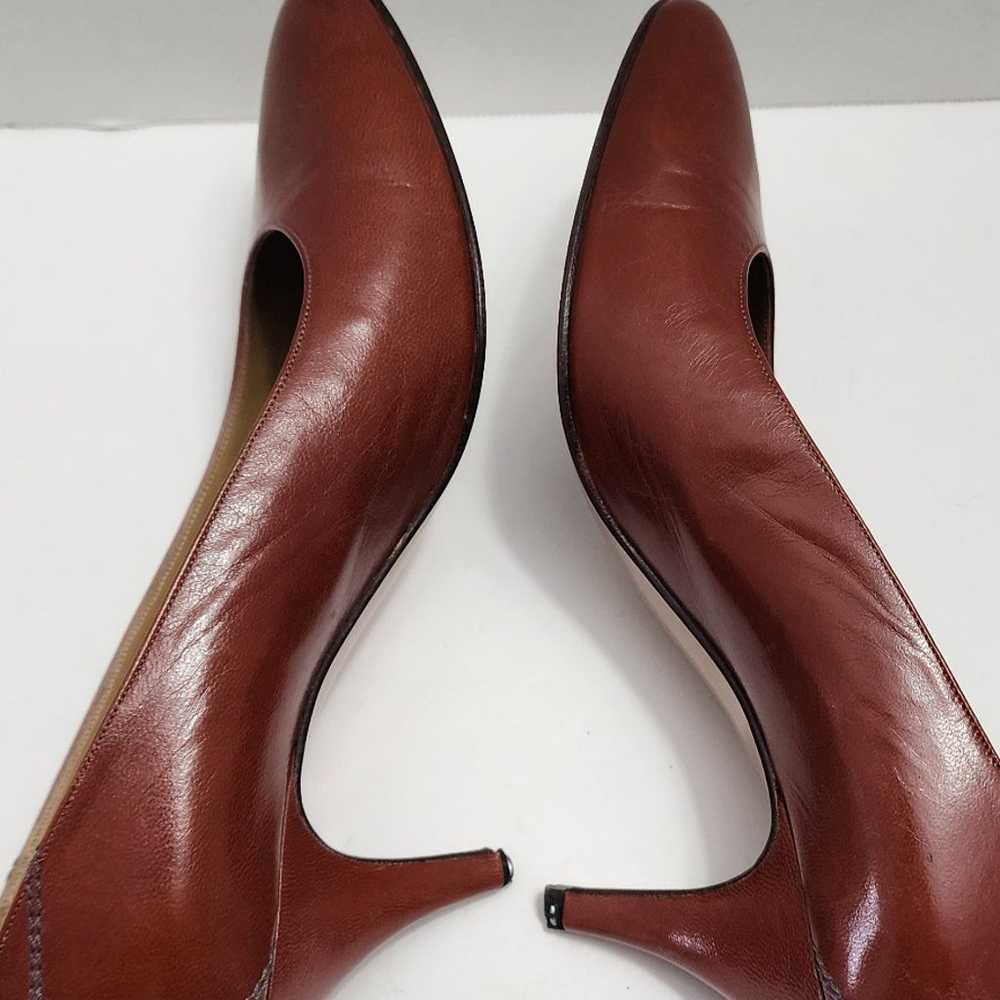 Vintage Perry Ellis Portfolio Brown heels - image 5
