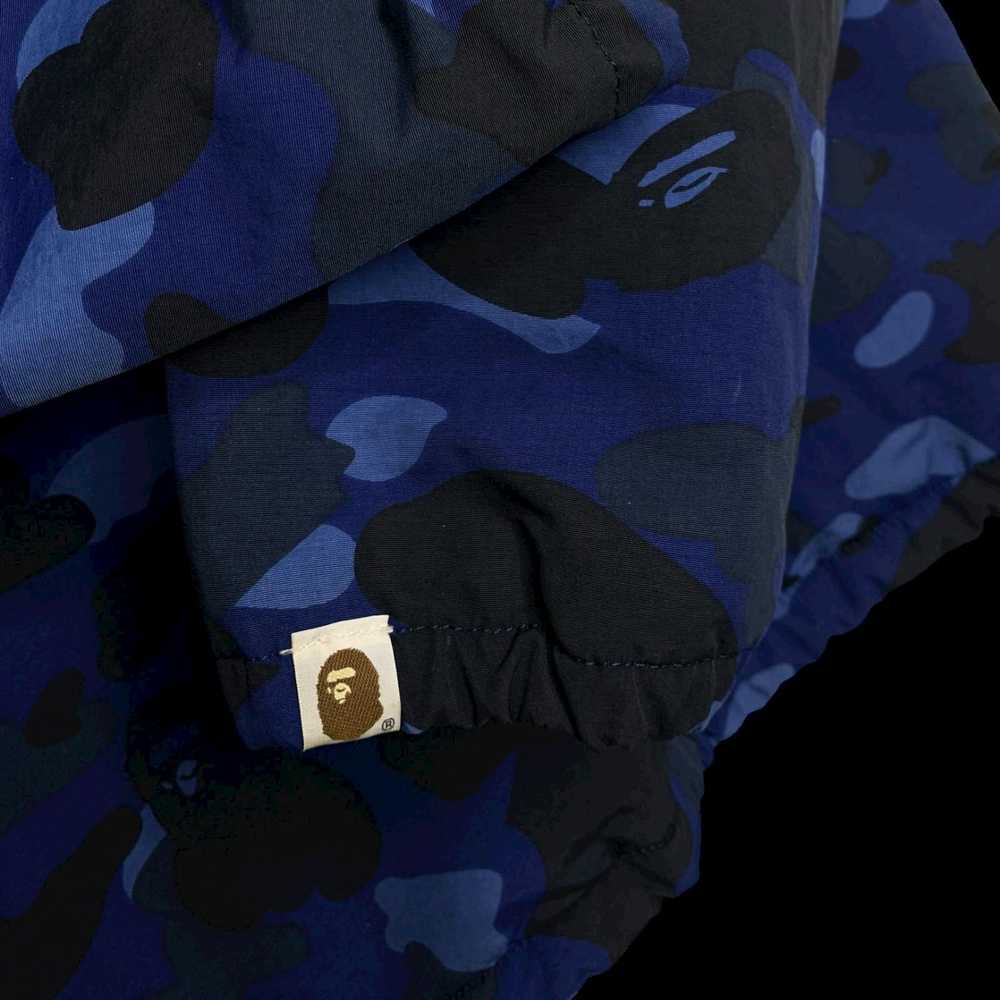 Bape OG Color Camo Fleece Lined Anorak (Blue) - image 4