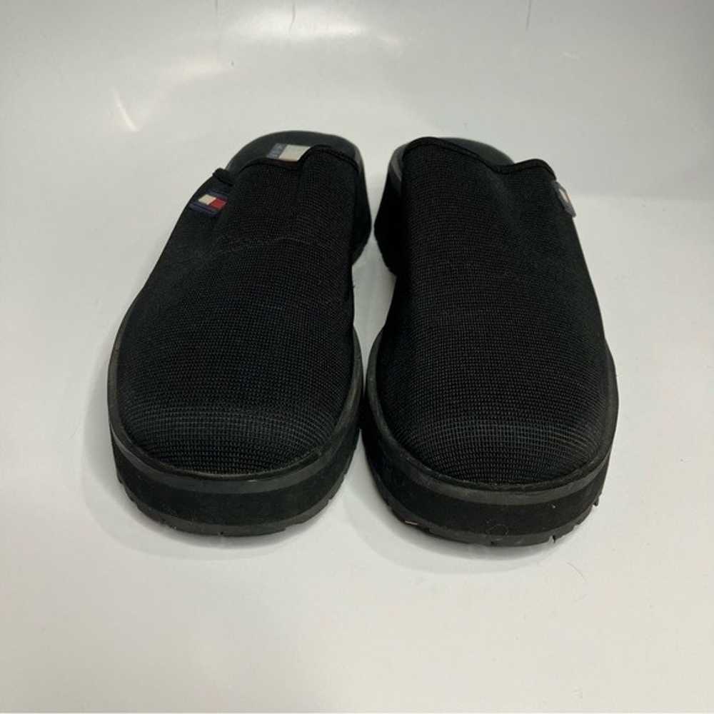 Y2K Tommy Hilfiger black mules size 10 - image 2