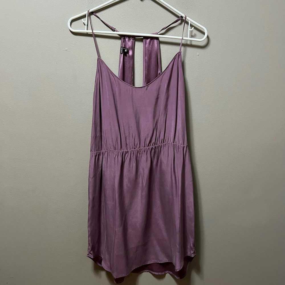 Hurley Hurley Purple Mini Dress 100% Silk size me… - image 1