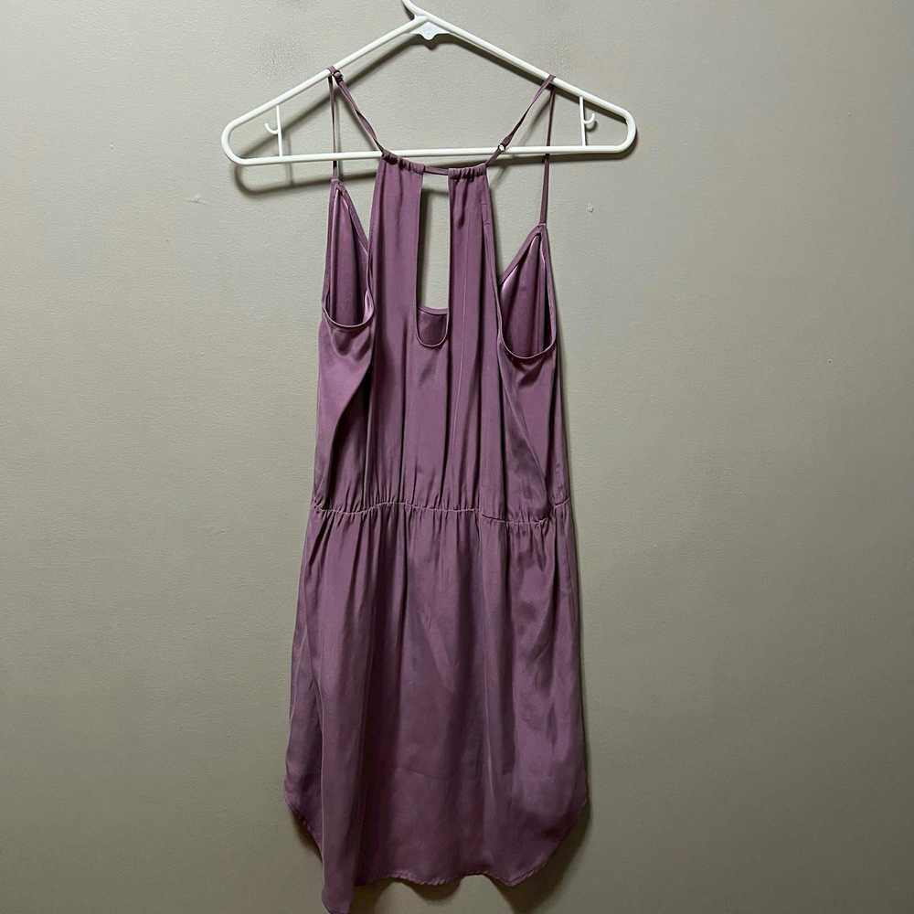 Hurley Hurley Purple Mini Dress 100% Silk size me… - image 5