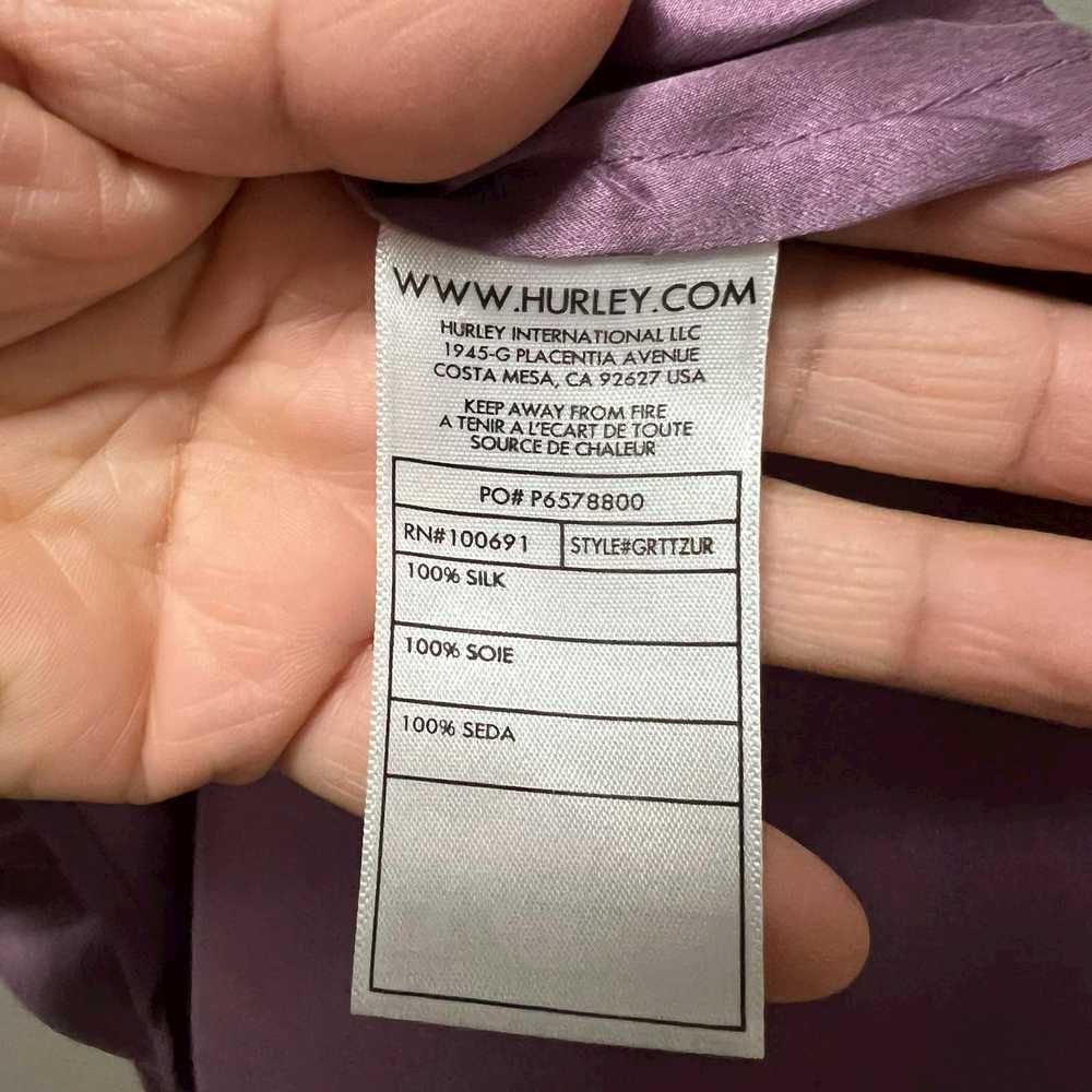 Hurley Hurley Purple Mini Dress 100% Silk size me… - image 6