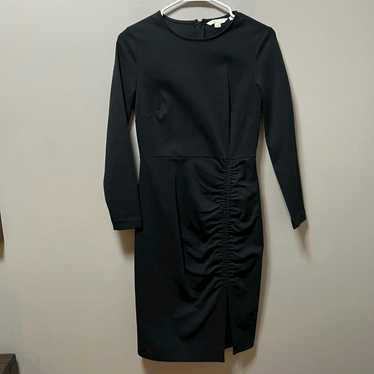 Boden Boden Black Ruched Side Jersey Dress size 4… - image 1