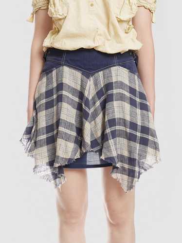 Chequered Mini Skirt