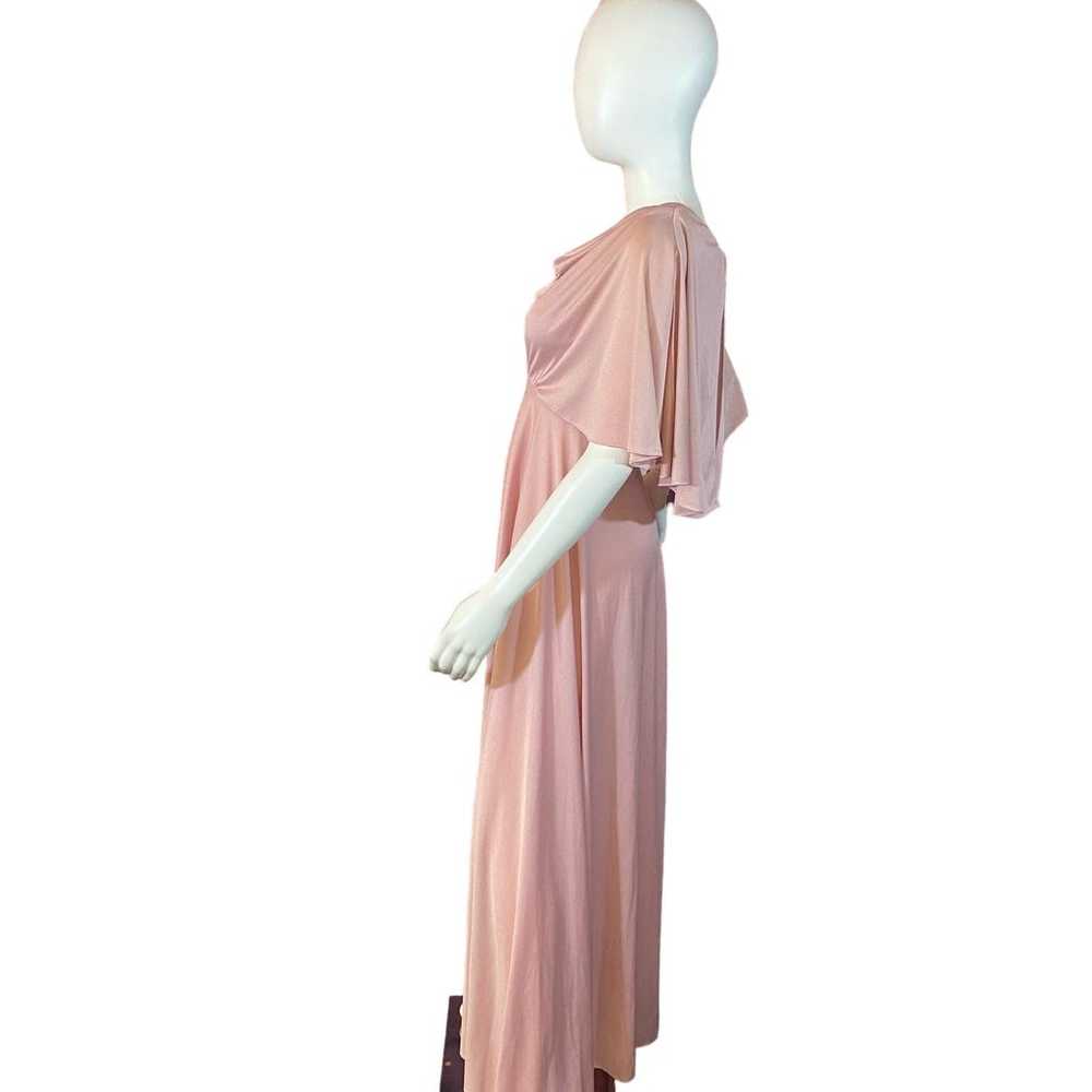 70's Vintage Pink Grecian Gown by Celyce Designs - image 2