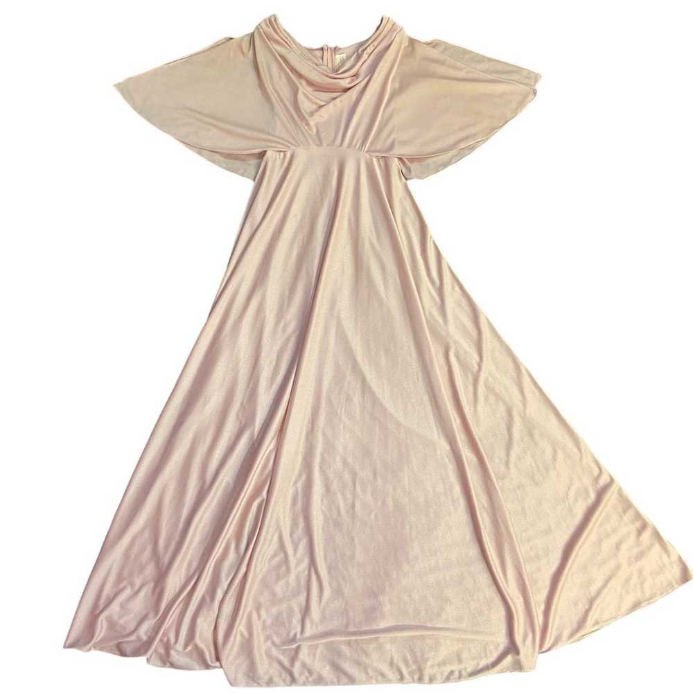 70's Vintage Pink Grecian Gown by Celyce Designs - image 6